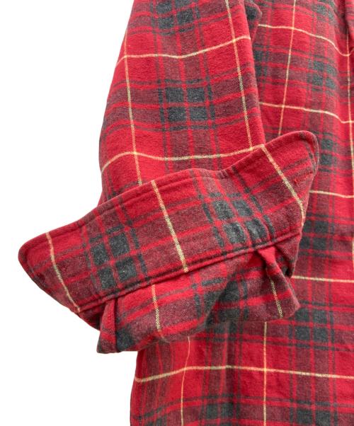 L.L.Bean（エルエルビーン）L.L.Bean (エルエルビーン) 長袖シャツ レッド サイズ:Mの古着・服飾アイテム