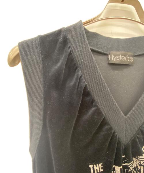 hysterics（ヒステリックス）hysterics (ヒステリックス) ノースリーブワンピース ブラック サイズ:FREEの古着・服飾アイテム