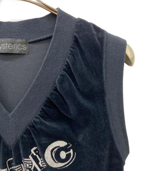 hysterics（ヒステリックス）hysterics (ヒステリックス) ノースリーブワンピース ブラック サイズ:FREEの古着・服飾アイテム