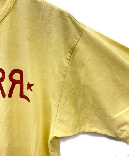 RRL（ダブルアールエル）RRL (ダブルアールエル) 半袖カットソー イエロー×レッド サイズ:Mの古着・服飾アイテム