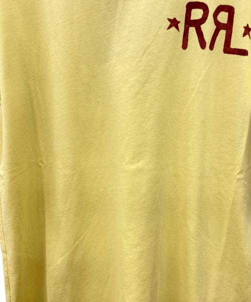 RRL（ダブルアールエル）RRL (ダブルアールエル) 半袖カットソー イエロー×レッド サイズ:Mの古着・服飾アイテム