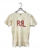 RRLダブルアールエル）の古着「半袖カットソー」｜ベージュ×レッド