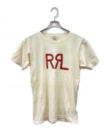 RRL（ダブルアールエル）の古着「半袖カットソー」｜ベージュ×レッド