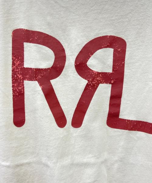 RRL（ダブルアールエル）RRL (ダブルアールエル) 半袖カットソー ベージュ×レッド サイズ:Sの古着・服飾アイテム
