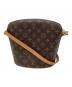 LOUIS VUITTON（ルイ ヴィトン）の古着「ショルダーポーチ/ドルーオ」｜ブラウン