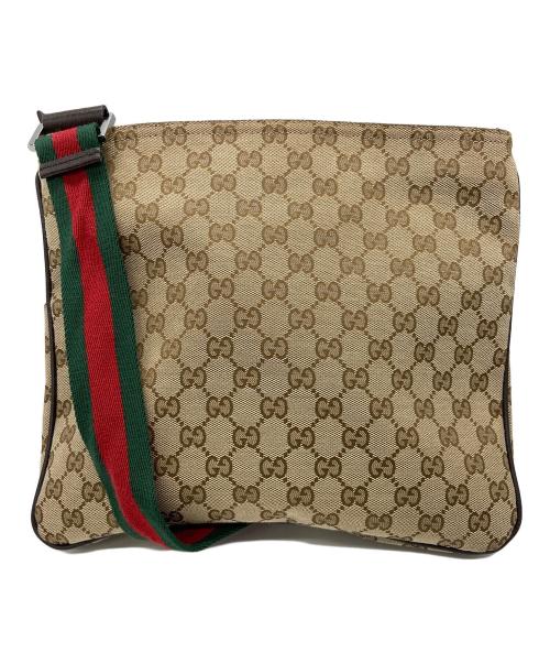 GUCCI（グッチ）GUCCI (グッチ) ショルダーバッグ ブラウンの古着・服飾アイテム