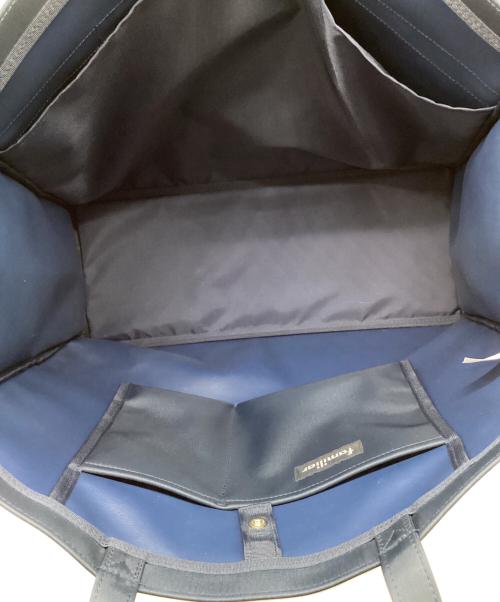 familiar（ファミリア）familiar (ファミリア) お受験トートバッグ ネイビーの古着・服飾アイテム