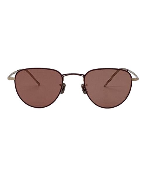 EYEVAN（アイヴァン）EYEVAN (アイヴァン) サングラス ブラウン×ゴールド サイズ:50口22-148の古着・服飾アイテム