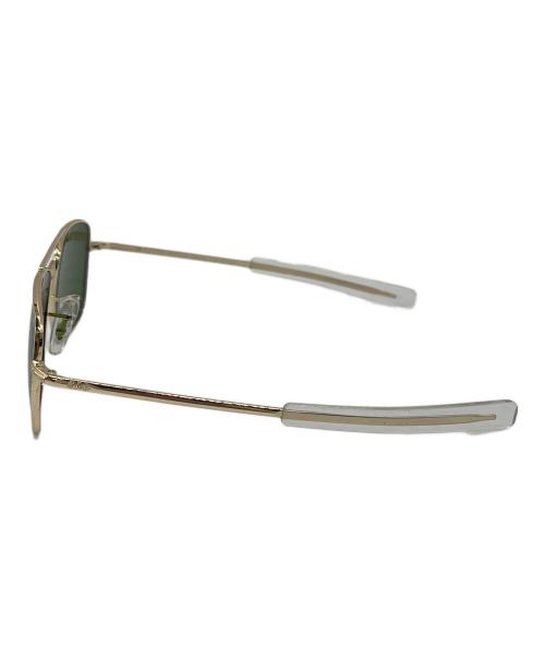 American Optical（アメリカン オプティカル）AMERICAN OPTICAL (アメリカン オプティカル) サングラス　ティアドロップ ゴールドカラー サイズ:52▢135の古着・服飾アイテム