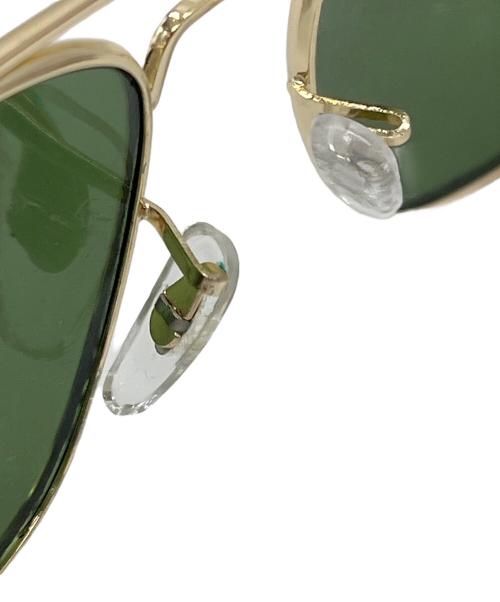 American Optical（アメリカン オプティカル）AMERICAN OPTICAL (アメリカン オプティカル) サングラス　ティアドロップ ゴールドカラー サイズ:52▢135の古着・服飾アイテム