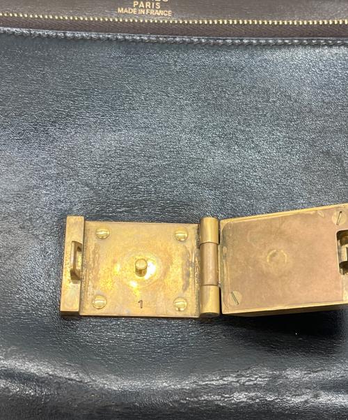 HERMES（エルメス）HERMES (エルメス) ポシェットジェット ブラック×ゴールドの古着・服飾アイテム
