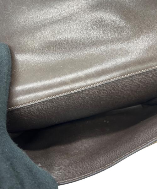 HERMES（エルメス）HERMES (エルメス) ポシェットジェット ブラック×ゴールドの古着・服飾アイテム