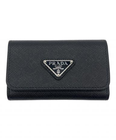 中古・古着通販】PRADA (プラダ) 4連キーケース ブラック｜ブランド