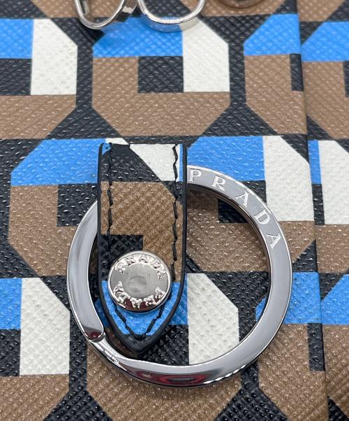 PRADA（プラダ）PRADA (プラダ) ４連キーケース ブラックの古着・服飾アイテム