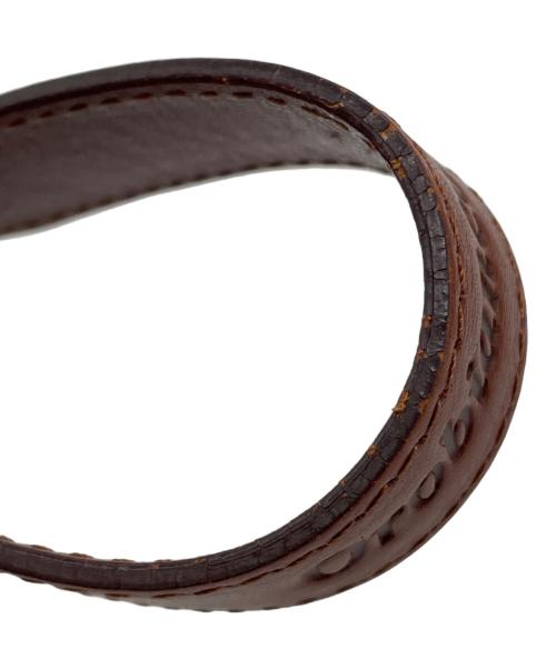 Orobianco（オロビアンコ）Orobianco (オロビアンコ) セミショルダーバッグ インディゴ×ブラウンの古着・服飾アイテム