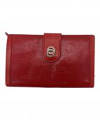 BVLGARIブルガリ）の古着「2つ折り財布」｜レッド
