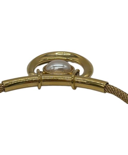 GIVENCHY（ジバンシィ）GIVENCHY (ジバンシィ) ネックレス ゴールドカラー×ホワイトの古着・服飾アイテム