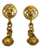 CHANELシャネル）の古着「ココマークイヤリング　スイングフラワー」｜ゴールドカラー