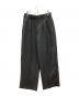 WYM LIDNM（ウィム バイ リドム）の古着「WYM LIDNM　HI TWISTED GABA WIDE TUCK SLACKS」｜グレー
