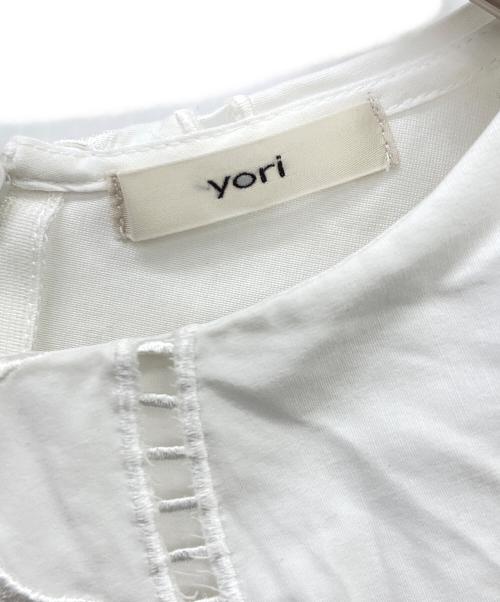 YORI（ヨリ）YORI (ヨリ) 長袖カットソー ホワイト サイズ:FREEの古着・服飾アイテム