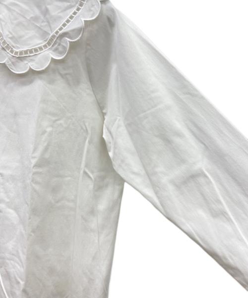 YORI（ヨリ）YORI (ヨリ) 長袖カットソー ホワイト サイズ:FREEの古着・服飾アイテム