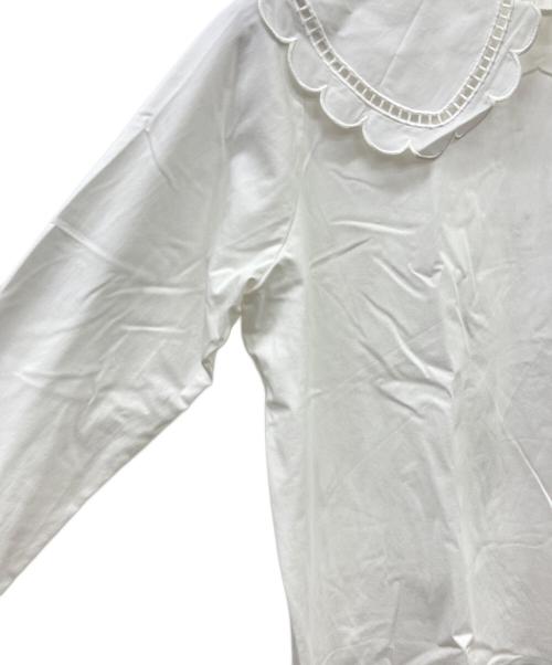 YORI（ヨリ）YORI (ヨリ) 長袖カットソー ホワイト サイズ:FREEの古着・服飾アイテム