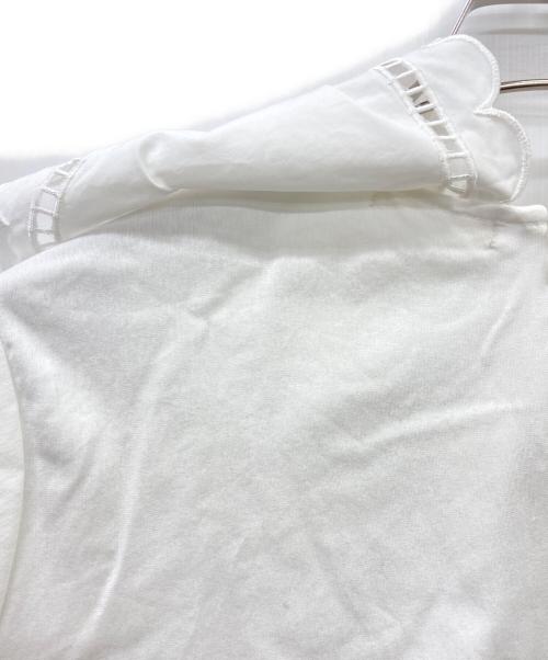 YORI（ヨリ）YORI (ヨリ) 長袖カットソー ホワイト サイズ:FREEの古着・服飾アイテム