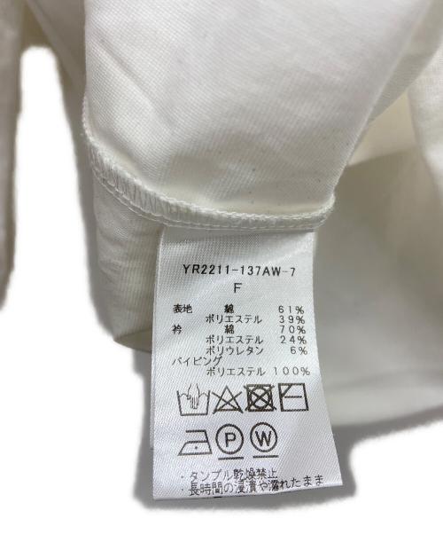 YORI（ヨリ）YORI (ヨリ) 長袖カットソー ホワイト サイズ:FREEの古着・服飾アイテム