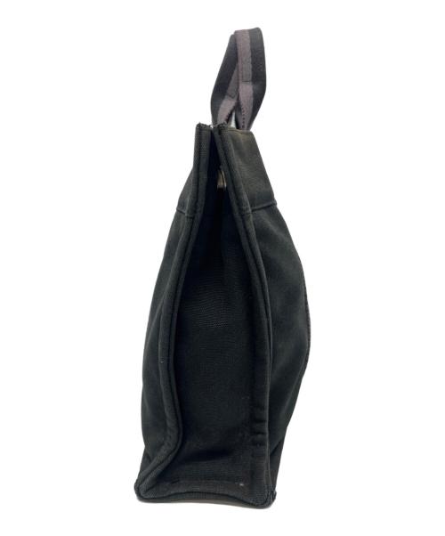 HERMES（エルメス）HERMES (エルメス) ミニトートバッグ ブラック×グレーの古着・服飾アイテム