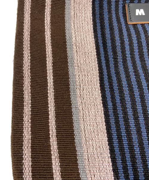 MARNI（マルニ）MARNI (マルニ) ハンモックバッグ ブラウン×ブルーの古着・服飾アイテム