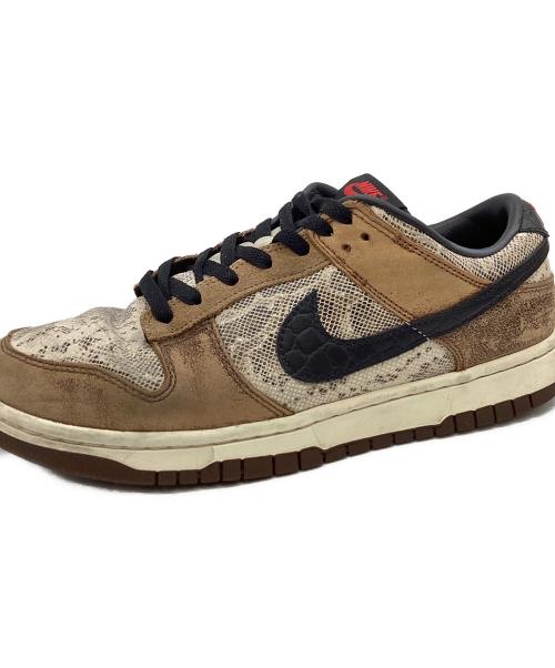 NIKE（ナイキ）NIKE (ナイキ) スニーカー ベージュ×ブラウン サイズ:26.5ｃｍの古着・服飾アイテム