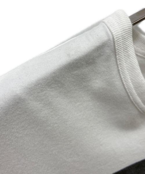 kolor/BEACON（カラービーコン）kolor/BEACON (カラービーコン) ライト天竺カットソー ホワイト×パープル サイズ:34の古着・服飾アイテム