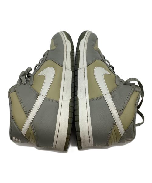 NIKE（ナイキ）NIKE (ナイキ) NIKE　DUNK MID　ハイカットスニーカー グリーン×グレー サイズ:28ｃｍの古着・服飾アイテム