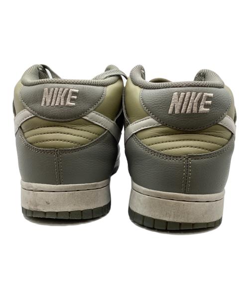 NIKE（ナイキ）NIKE (ナイキ) NIKE　DUNK MID　ハイカットスニーカー グリーン×グレー サイズ:28ｃｍの古着・服飾アイテム