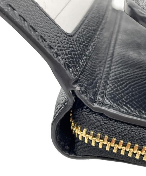 COACH（コーチ）COACH (コーチ) スモール トライフォールド ウォレット ブラックの古着・服飾アイテム