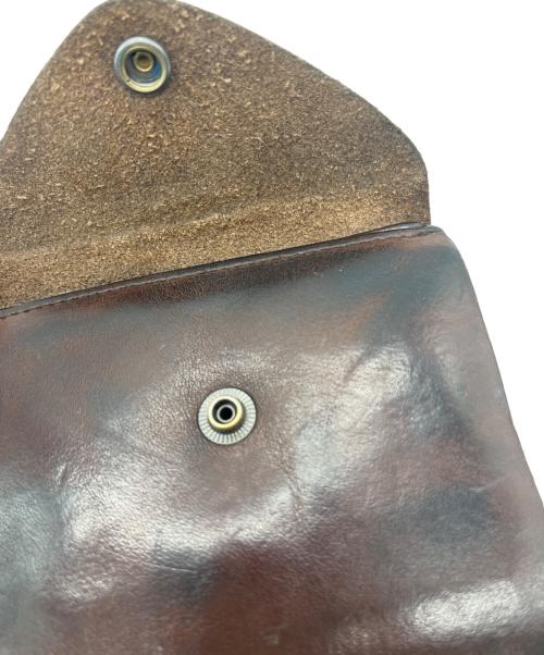 RRL（ダブルアールエル）RRL (ダブルアールエル) concha ryder wallet ブラウンの古着・服飾アイテム