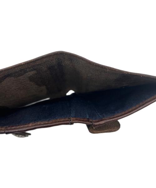 RRL（ダブルアールエル）RRL (ダブルアールエル) concha ryder wallet ブラウンの古着・服飾アイテム