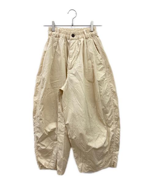 HARVESTY（ハーベスティー）HARVESTY (ハーベスティー) クロップドサーカスパンツ ベージュ サイズ:1の古着・服飾アイテム