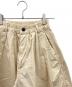 HARVESTY (ハーベスティー) クロップドサーカスパンツ ベージュ サイズ:1：6000円