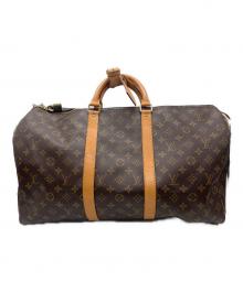 LOUIS VUITTON（ルイ ヴィトン）の古着「トラベルバッグ/キーポル50」｜ブラウン