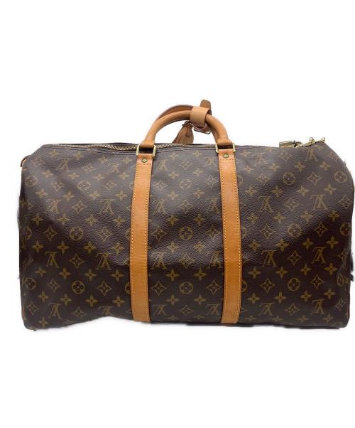 LOUIS VUITTON（ルイ ヴィトン）LOUIS VUITTON (ルイ ヴィトン) トラベルバッグ/キーポル50 ブラウンの古着・服飾アイテム
