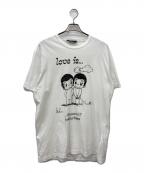 DSQUARED2ディースクエアード）の古着「半袖カットソー」｜ホワイト×ブラック