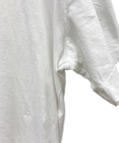 DSQUARED2（ディースクエアード）DSQUARED2 (ディースクエアード) 半袖カットソー ホワイト×ブラック サイズ:XXLの古着・服飾アイテム