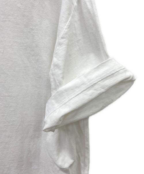 DSQUARED2（ディースクエアード）DSQUARED2 (ディースクエアード) 半袖カットソー ホワイト×ブラック サイズ:XXLの古着・服飾アイテム