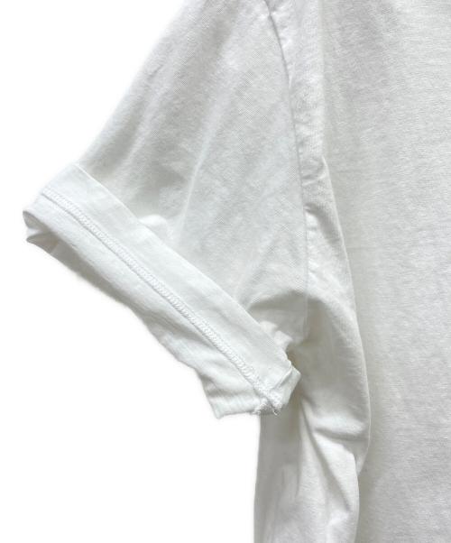 DSQUARED2（ディースクエアード）DSQUARED2 (ディースクエアード) 半袖カットソー ホワイト×ブラック サイズ:XXLの古着・服飾アイテム