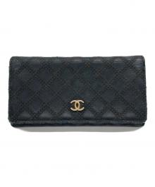 CHANEL（シャネル）の古着「長財布」｜ブラック