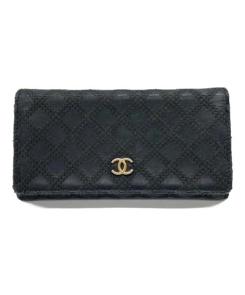 CHANEL（シャネル）CHANEL (シャネル) 長財布 ブラックの古着・服飾アイテム