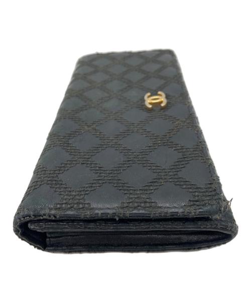 CHANEL（シャネル）CHANEL (シャネル) 長財布 ブラックの古着・服飾アイテム
