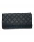 CHANEL (シャネル) 長財布 ブラック：20000円