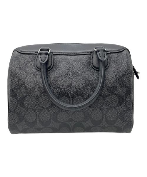 COACH（コーチ）COACH (コーチ) 2WAYバッグ ブラック×グレーの古着・服飾アイテム